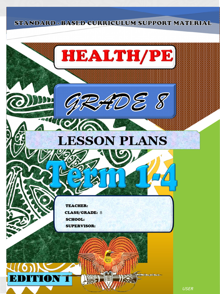 GR.8 HPE Term 1-4 - 011140 | PDF | First Aid | Lesson Plan