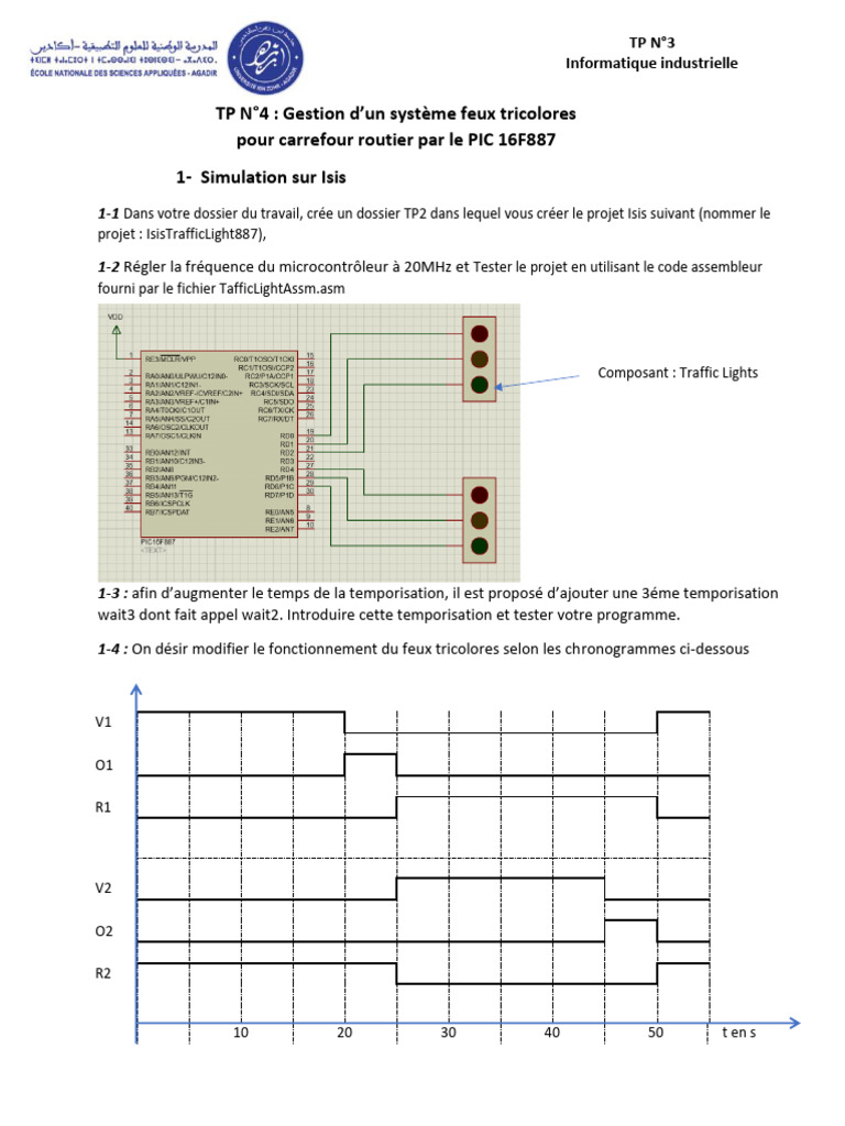 TP2 Traffic Light | PDF | Informatique | Programmation informatique