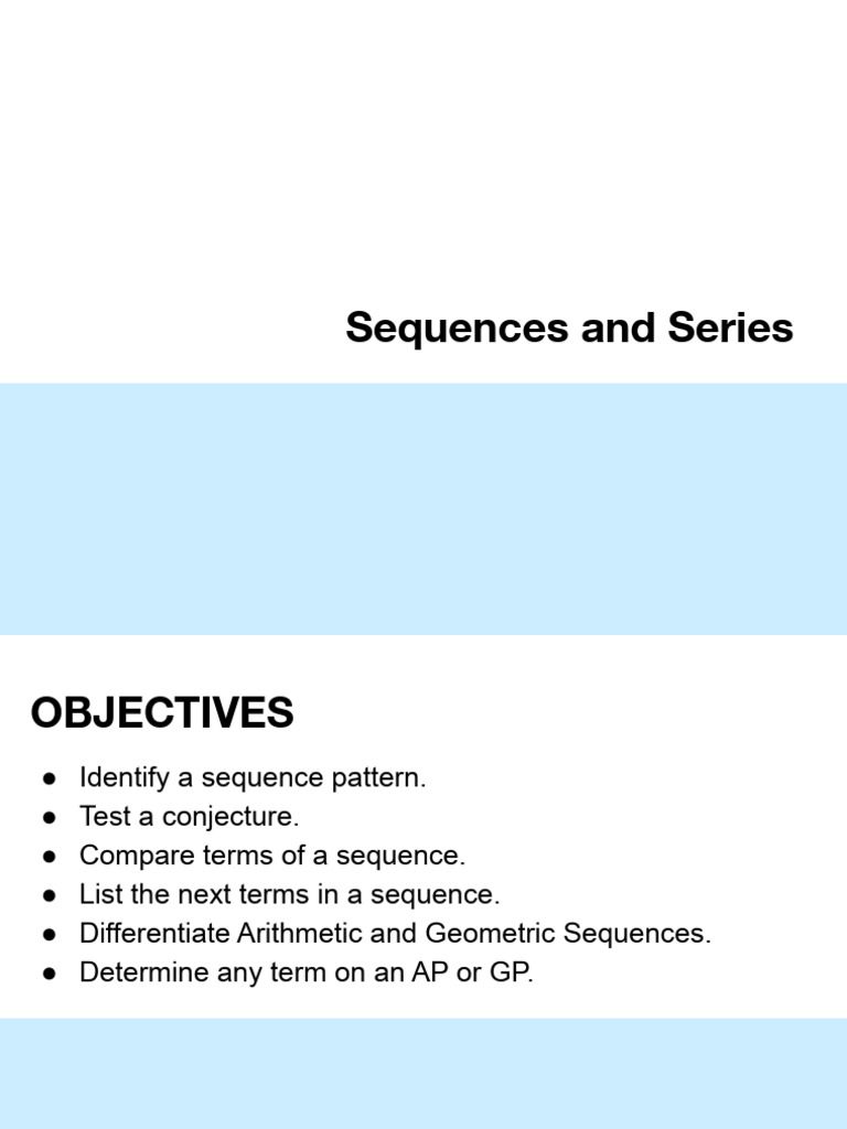 11th AP, GP and Series | PDF | Sequence | Elementary Mathematics