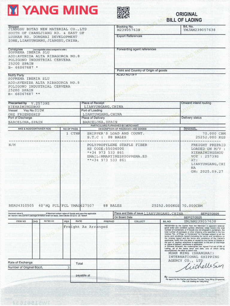 Shipping Documents | PDF
