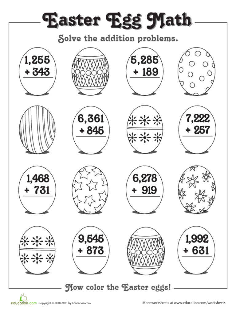 Four Digit Addition | PDF