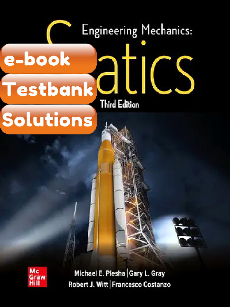 Engineering Mechanics Statics 3rd Edition Testbank & eBook | PDF ...