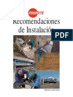 Recomendaciones de Instalacion Tuberia