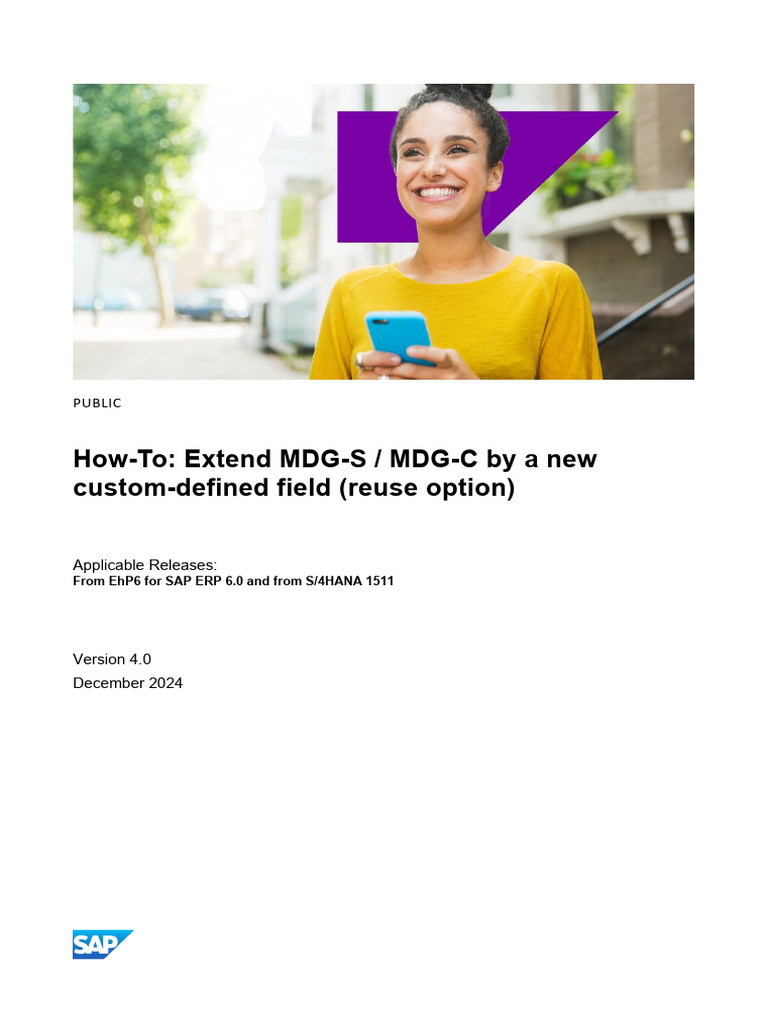 Extend SAP Master Data Governance (MDG) -S _ SAP Master Data Governance ...