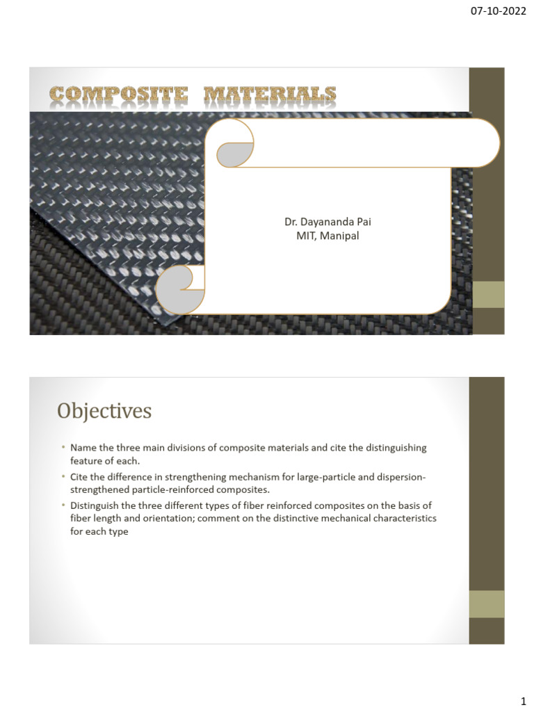 3C. Composite Materials | PDF | Composite Material | Fibers