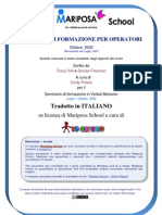 Mariposa School - Training Manual Italiano Iocresco V2.3