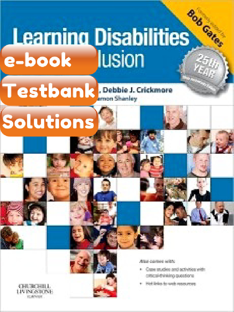 Testbank Learning Disabilities Towards Inclusion 6e Fast Download | PDF ...