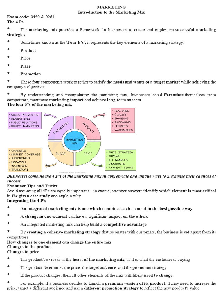 Marketing Notes | PDF | Marketing | Marketing Communications