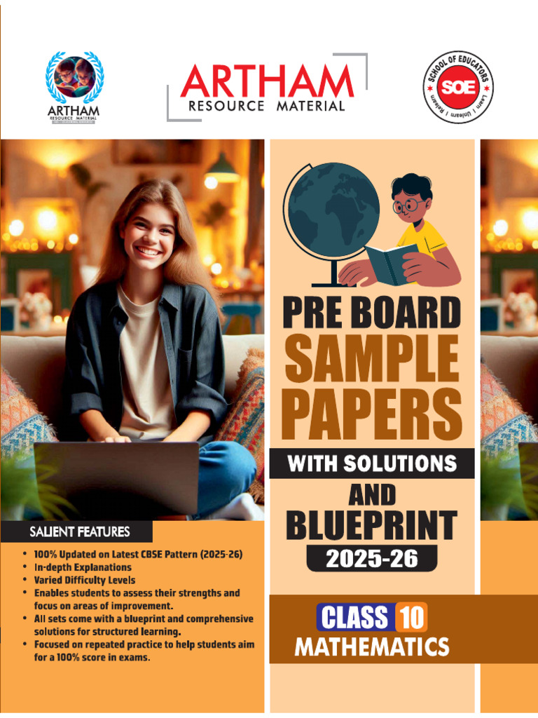 Class 10 Mathematics Pre Board Sample Paper With Solution Set 1 | PDF ...