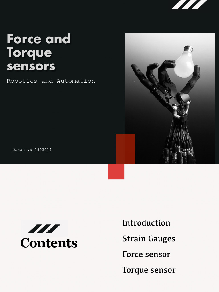 Force and Torque Sensors | PDF | Sensor | Force
