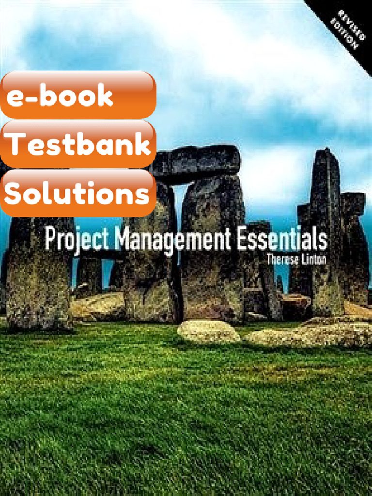 Testbank Project Management Essentials Revised Edition Fast Download | PDF