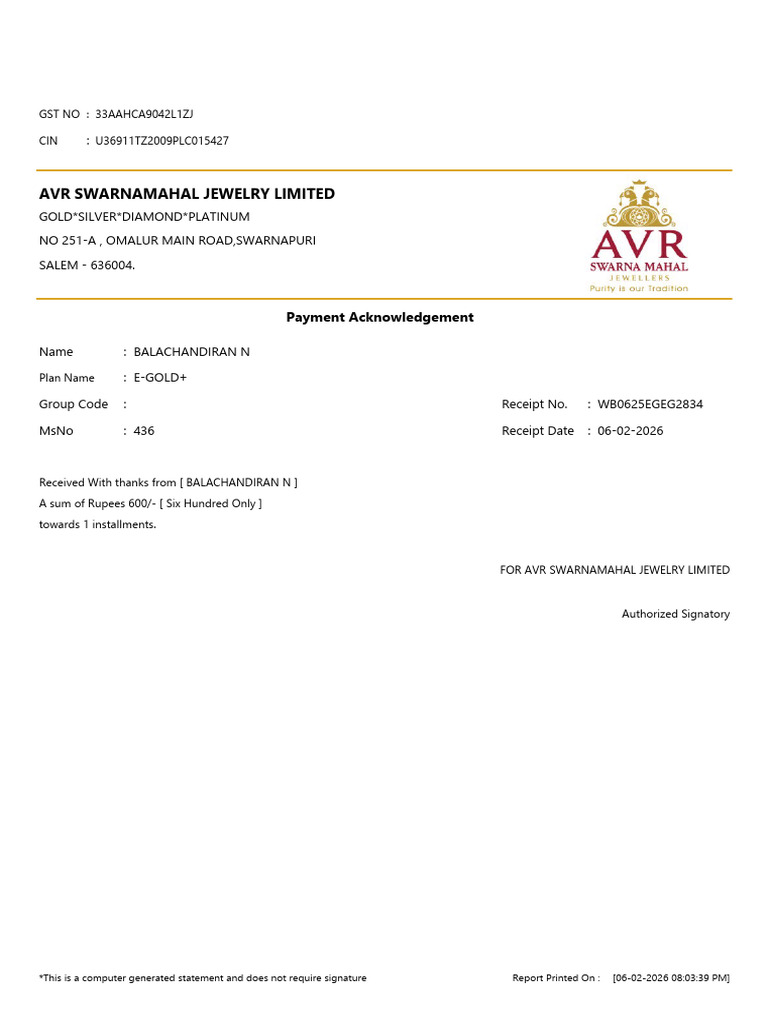 Ord 2602062002543030 | PDF