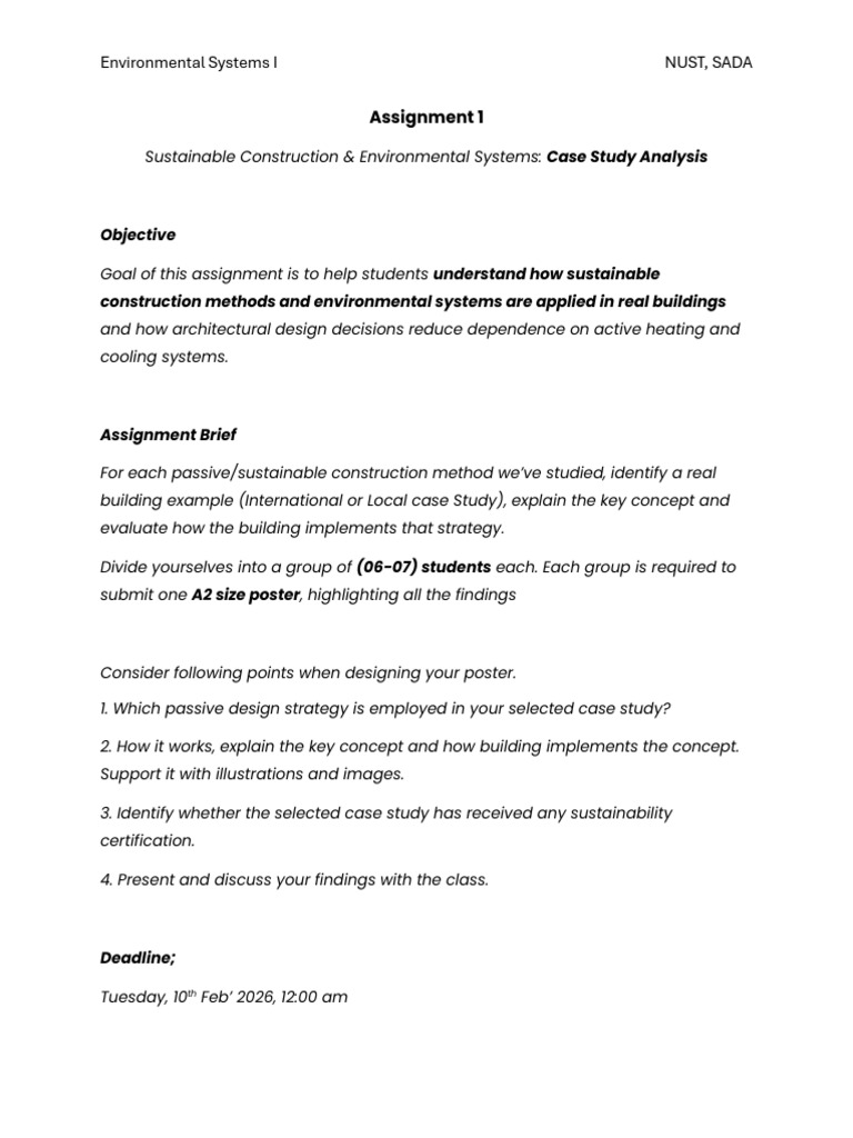 ES I-Assignment 1 | PDF