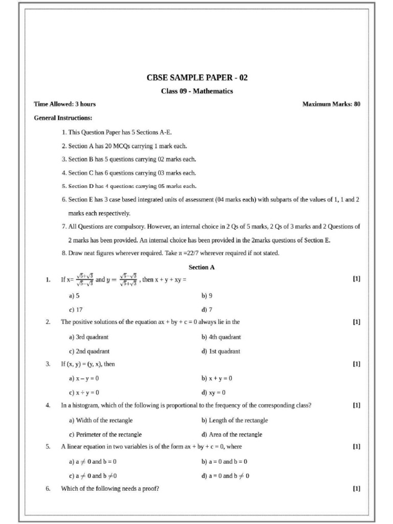 Math Sample2 | PDF