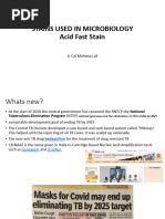 AFB Staining for Tuberculosis Diagnosis | PDF | Microscopy