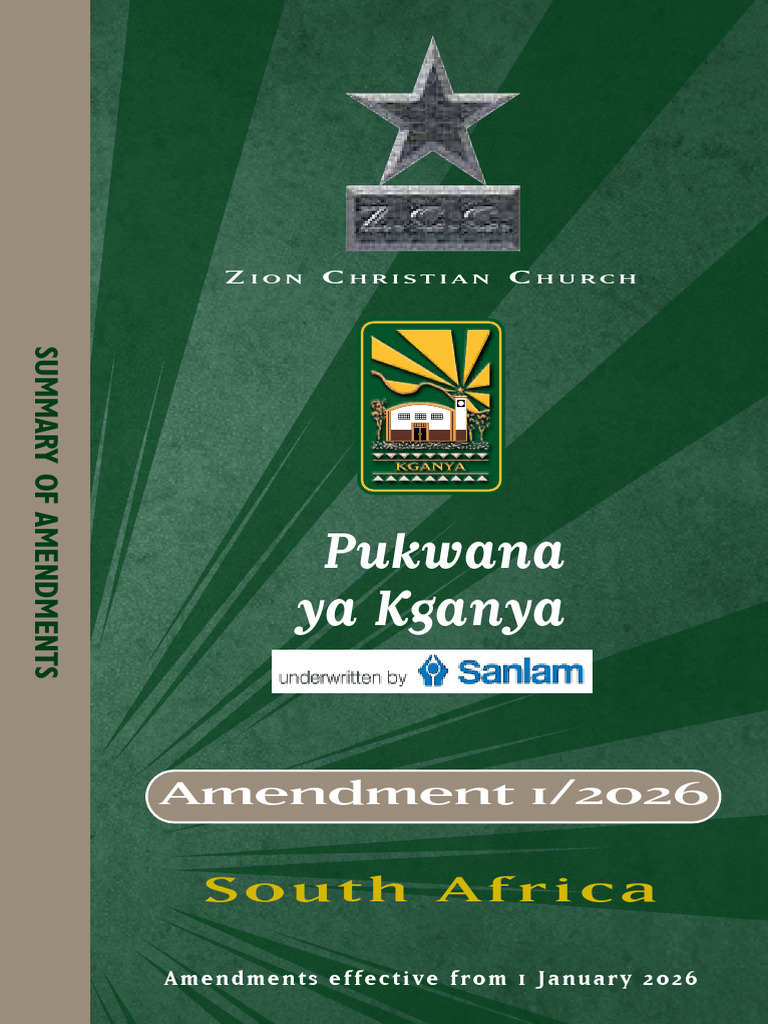 PYK Summary of Amendments 2026 | PDF | Common Law | Justice