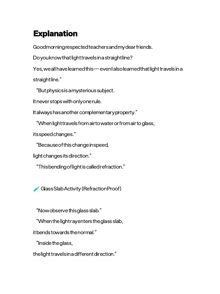 Explanation | PDF