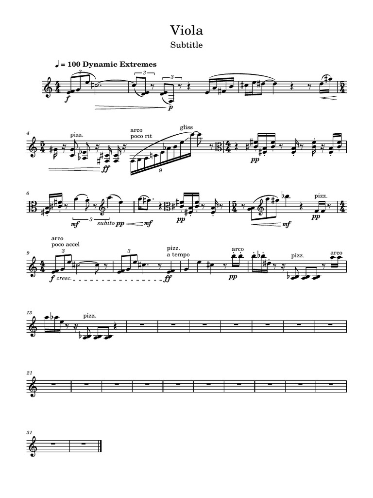 Viola | PDF