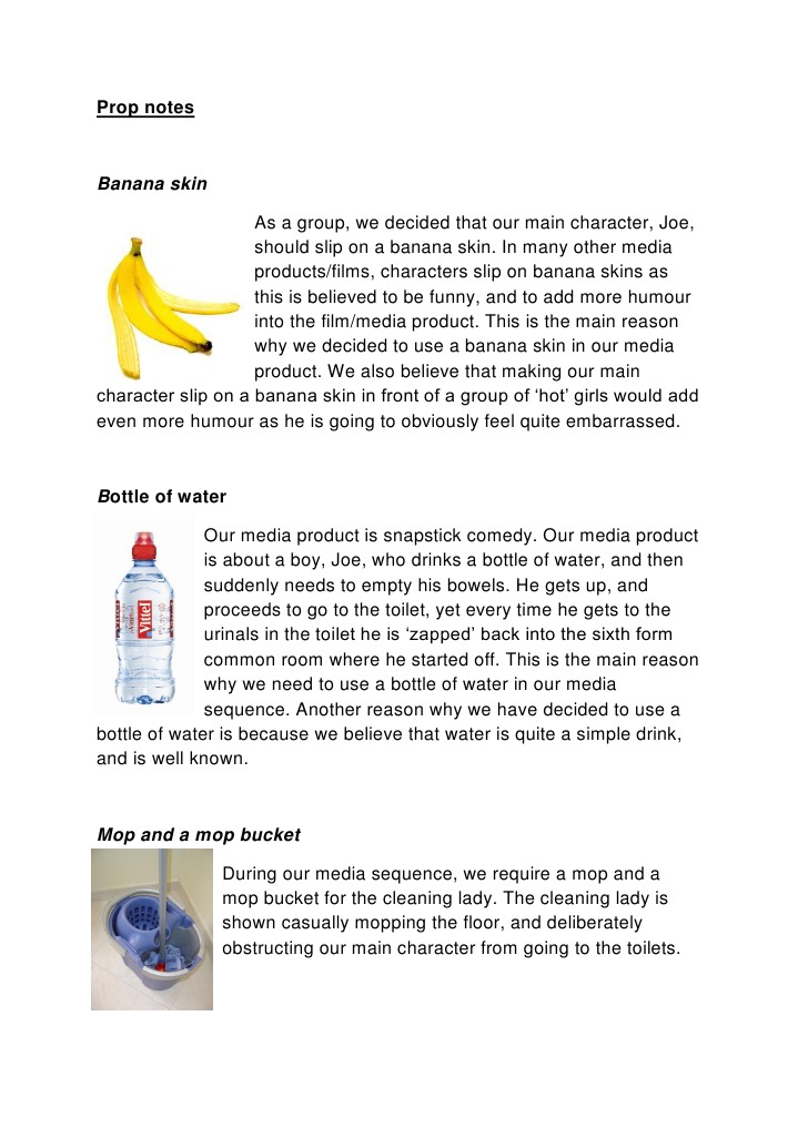 Humorous Props for Snapstick Comedy | PDF