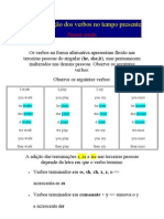 Conjugação Dos Verbos No Tempo Presente