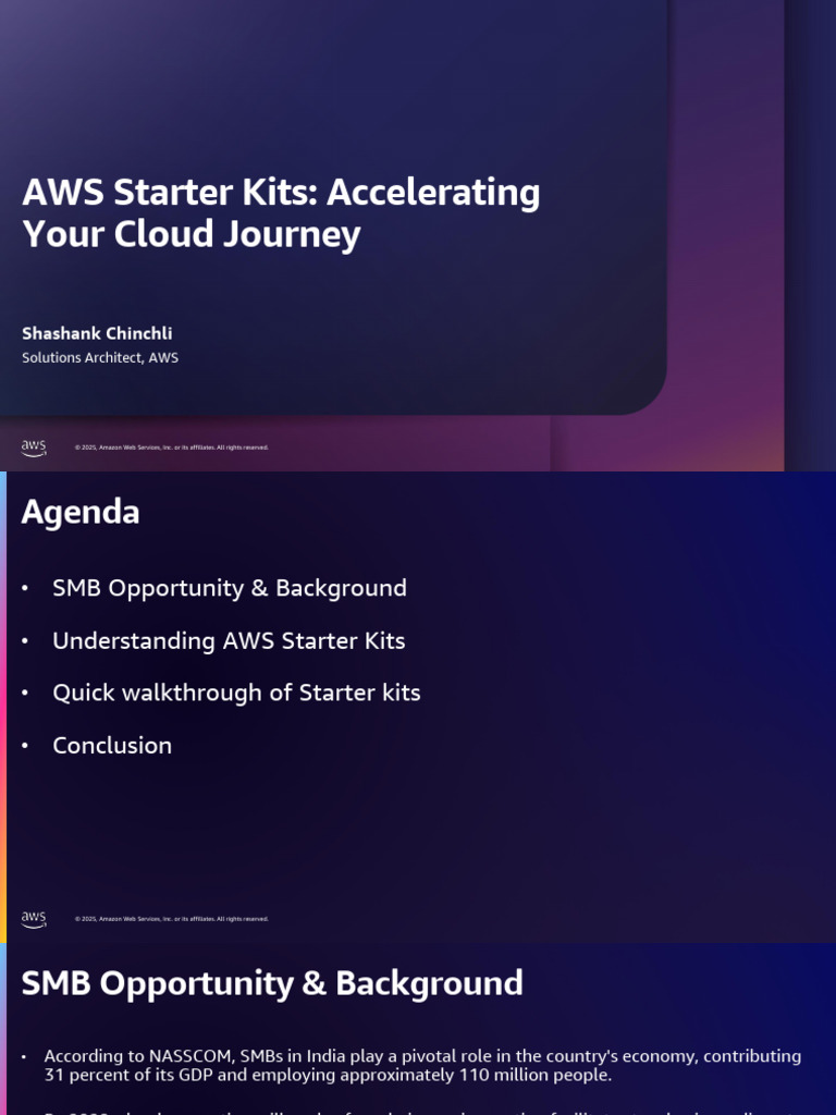 AWS Starter Kits | PDF | Amazon Web Services | Cloud Computing