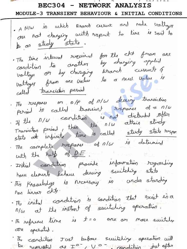 BEC304 NA MODULE-3 NOTES Watermark | PDF
