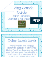 Ending Sounds Cards