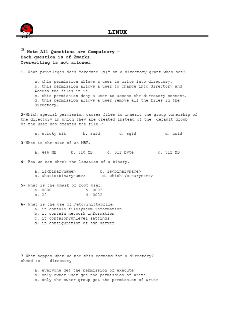 L1 Assessment Question For Linux | PDF | Superuser | Utility Software