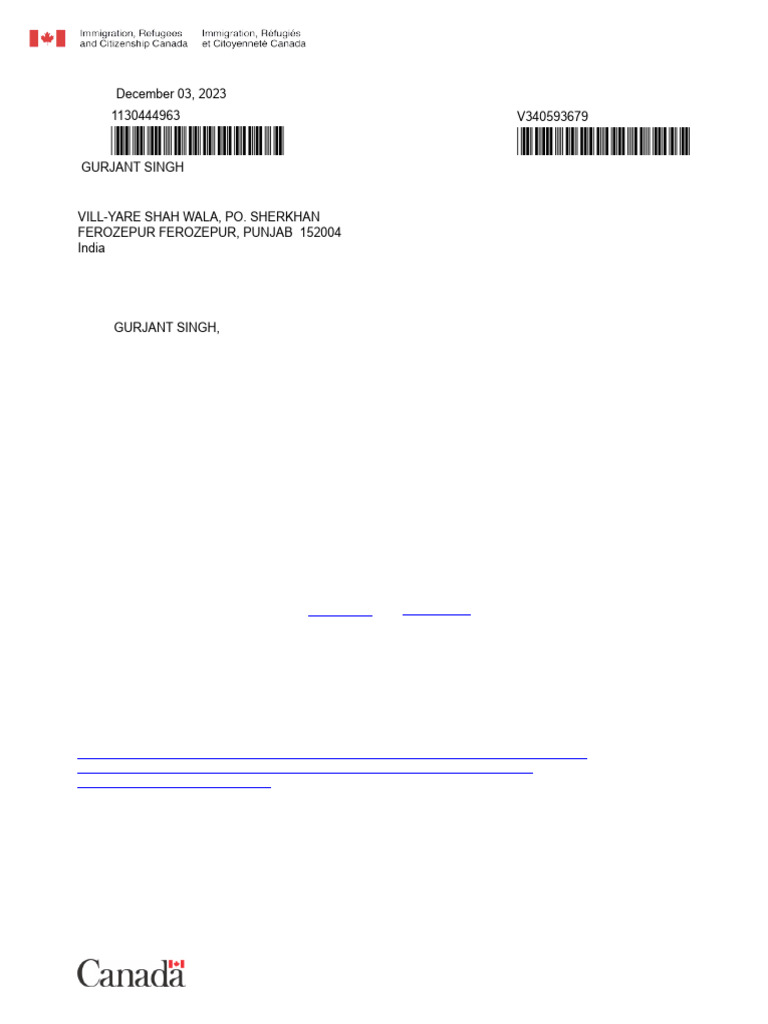 Biometric Instruction Letter | PDF | International Law | Immigration