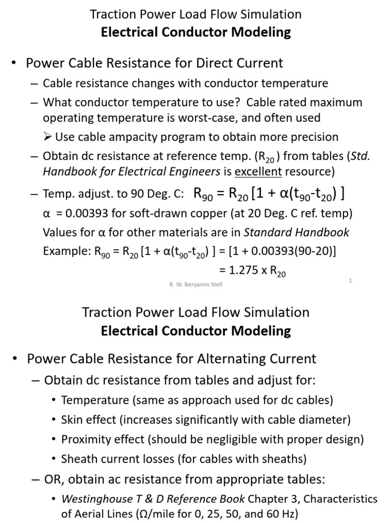 LF Conductor Modeling | PDF | Electrical Resistance And Conductance ...