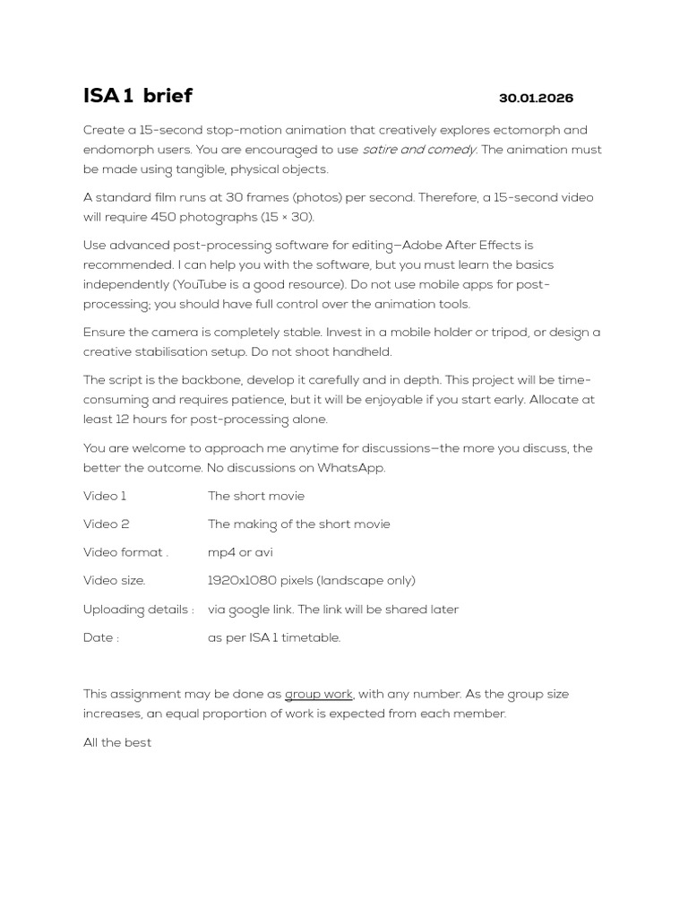 Isa 1 | PDF