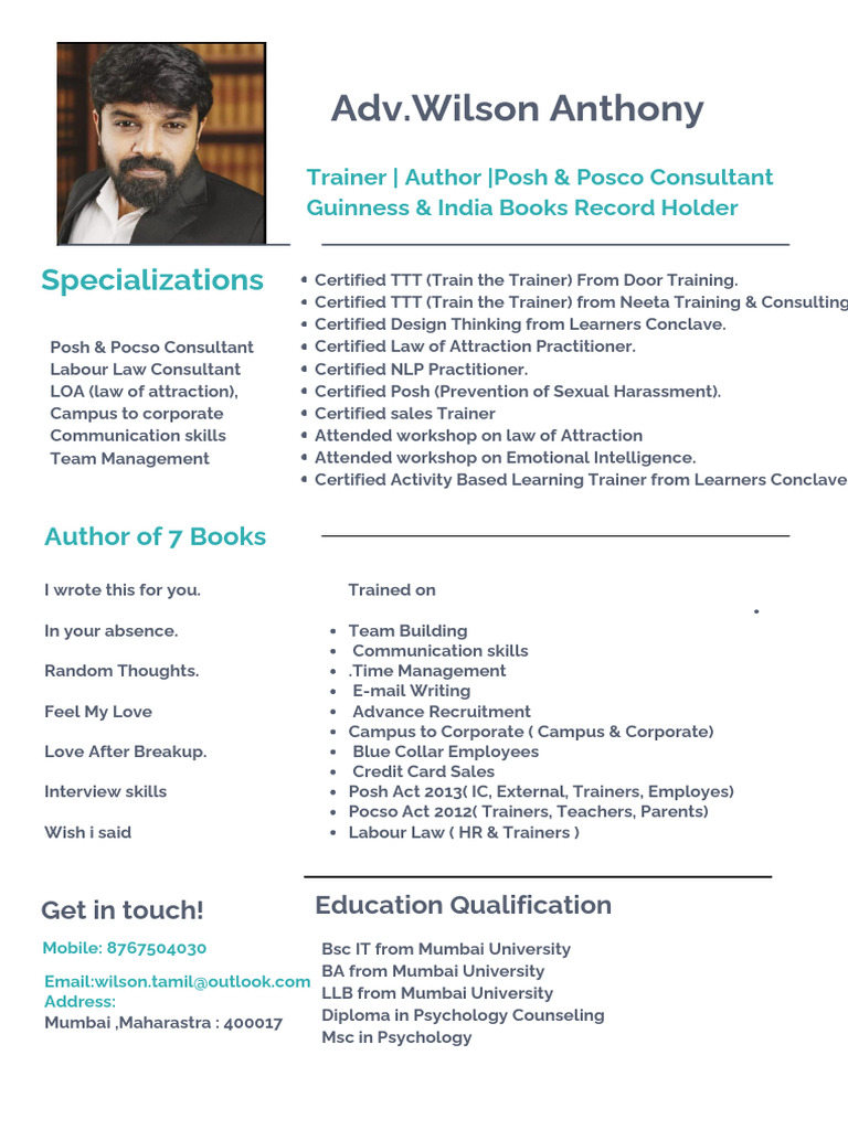 Adv - Wilson Anthony | PDF
