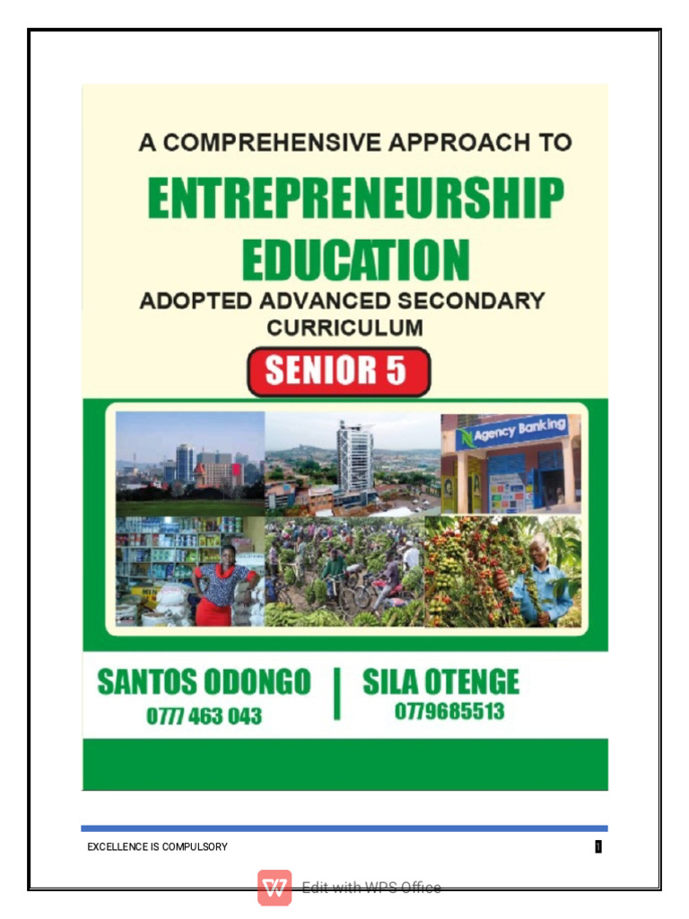 ENTREPRENEURSHIP 第5版 Entrepreneurship Book 5 | PDF | Entrepreneurship | Creativity