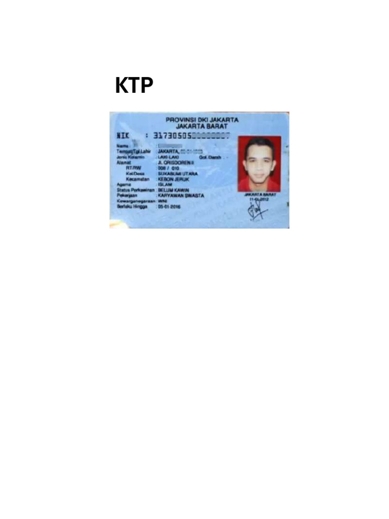 KTP Rafi | PDF