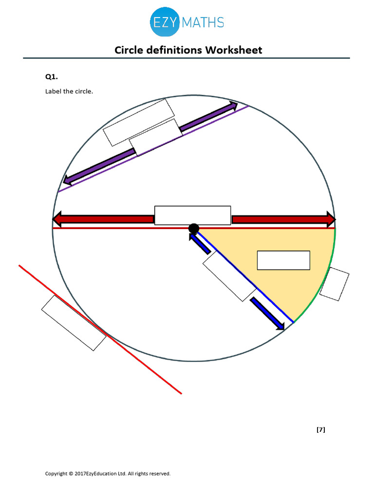 Day 55 - Circle Definitions | PDF