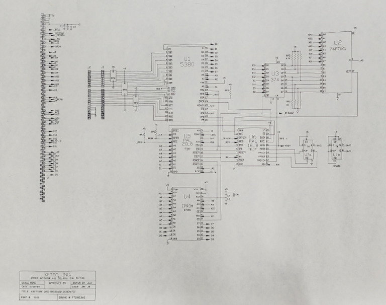 Xetec FastCard (FC20) Schematic | PDF