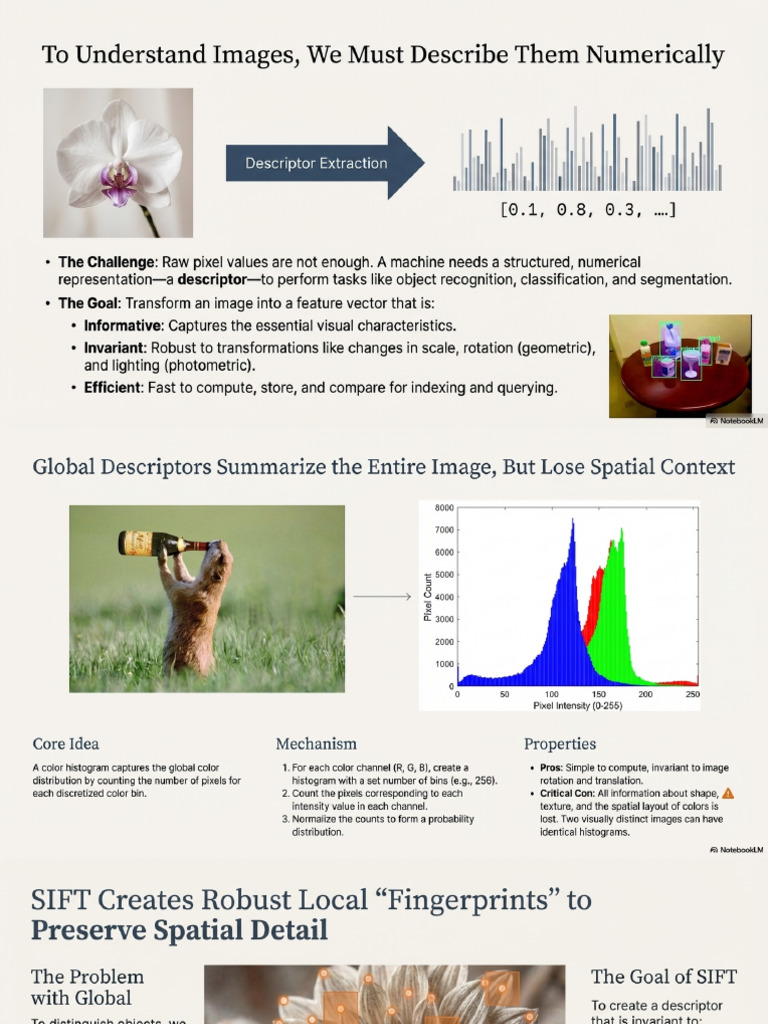 Image Descriptors SIFT and Fourier Analysis | PDF