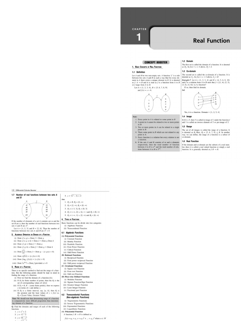 IIT Math Real Functions TP2. PDF.urlgd.com - Booklet | PDF