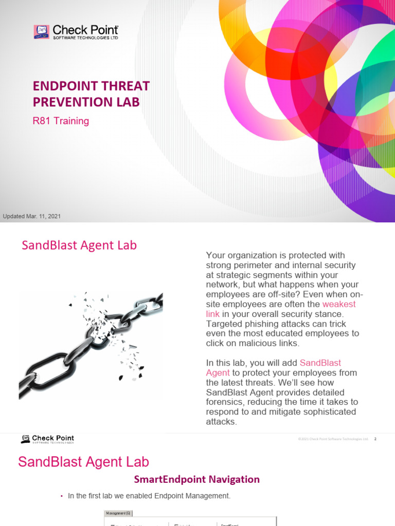 17 Endpoint Threat Prevention Lab | PDF | Malware | Computer Security