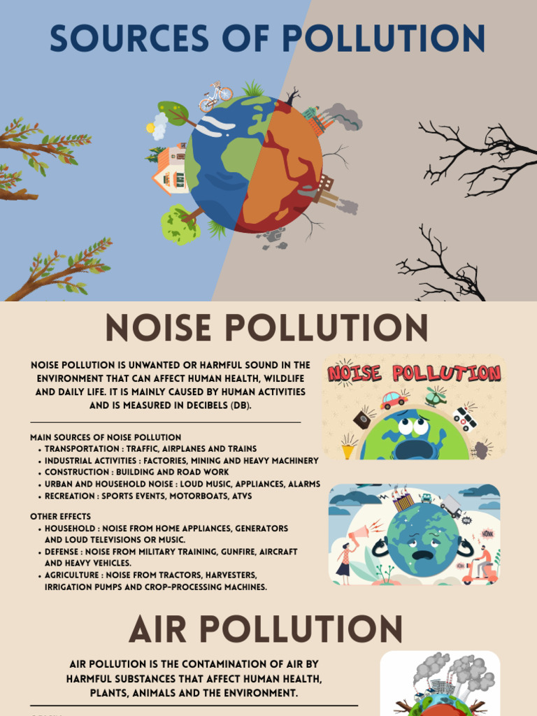 GEOGRAPHY - Sources of Pollution | PDF | Air Pollution | Waste