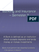 Banking and Insurance - Semester 3