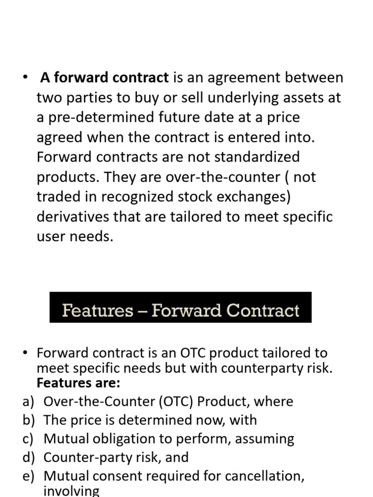 2-Basics of Forward and Futures Contracts | PDF | Futures Contract ...