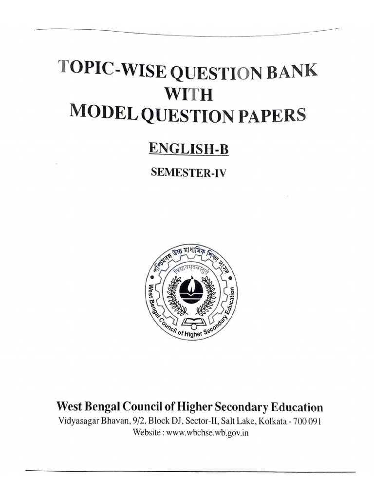 Model Question Paper Sem 4 Hs | PDF