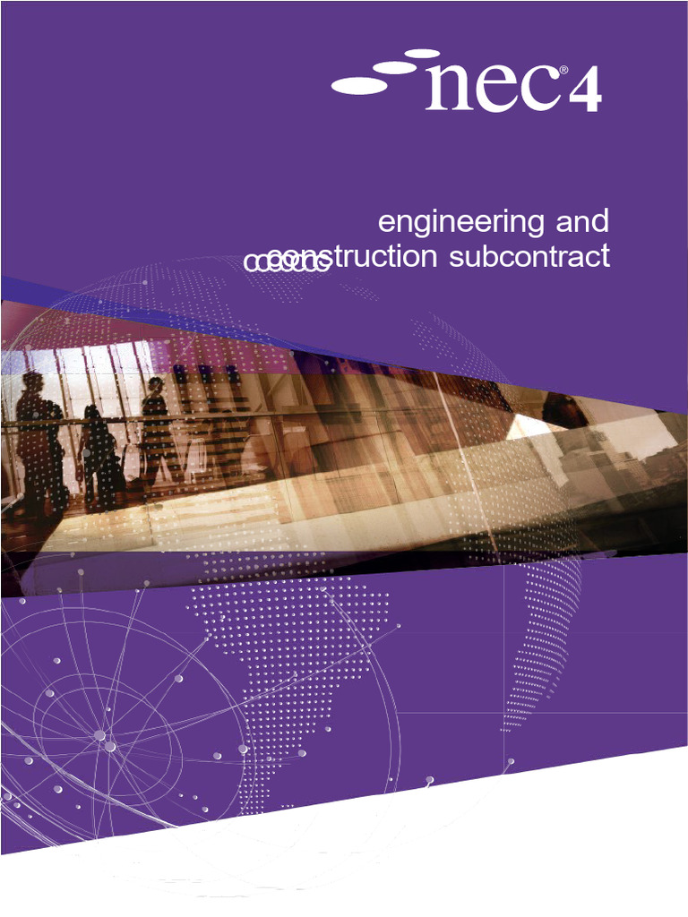 NEC4 ECC Subcontract | PDF | Subcontractor | Business