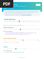 IXL Diagnostic Scores Overview | PDF