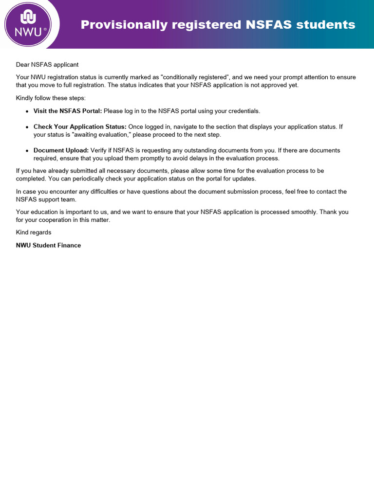 NSFAS | PDF