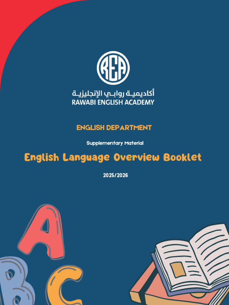 English Language Overview Booklet | PDF | Part Of Speech | Adverb