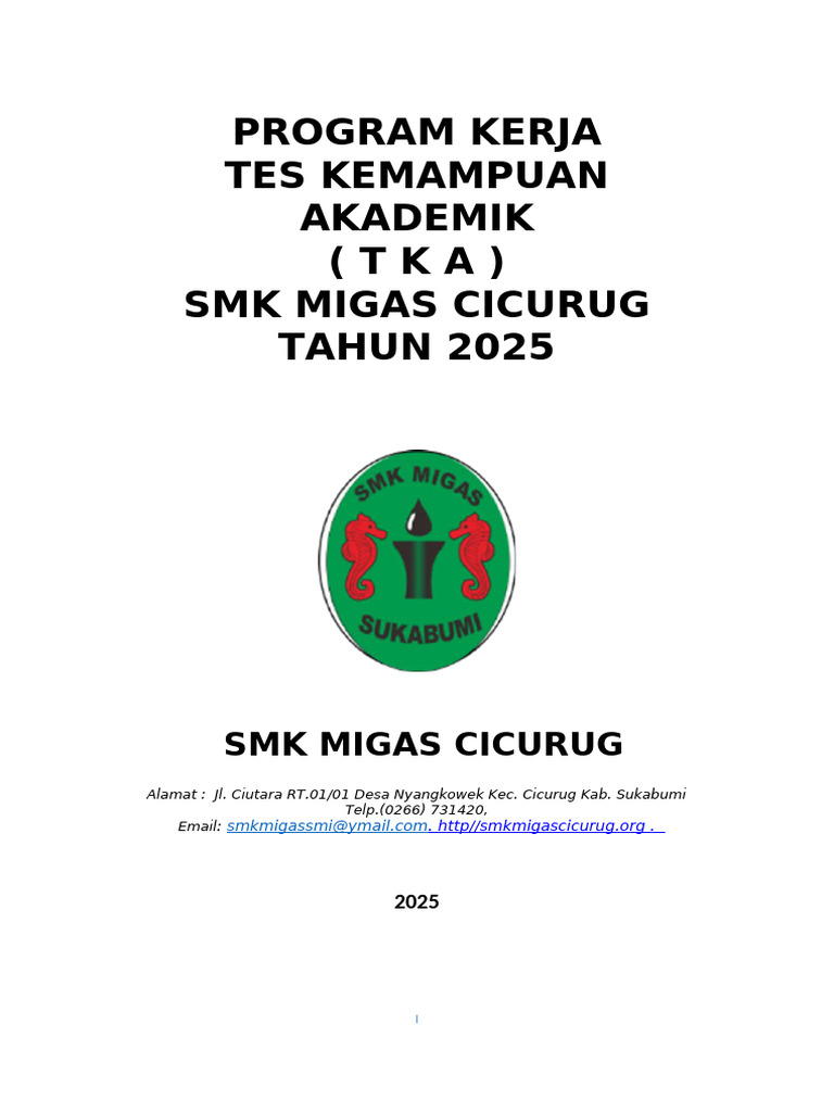 Program TKA | PDF