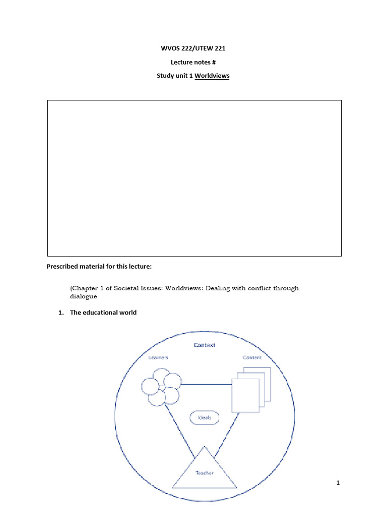 2022+-+UTEW+221+-+Lecture+notes+-+Study+unit+1+_1_ | PDF | Epistemology ...