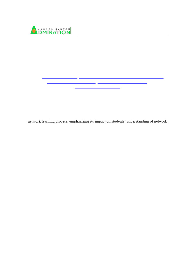 Network Simulation Using Cisco Packet Tracer in Co | PDF | Simulation ...